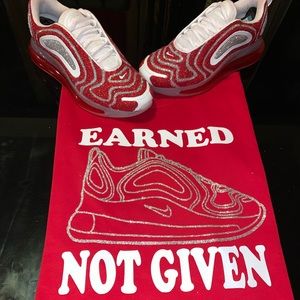 Custom size sneakers and tshirt
